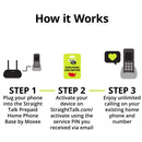 MOXEE Straight Talk Prepaid Home Phone Base by Moxee, STKOK500HPECPWP - GRAY - Like New