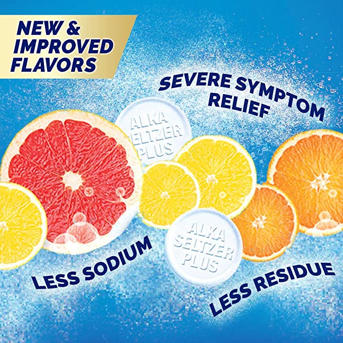 10-Pack: Alka-Seltzer Plus Severe Cold PowerFast Fizz Tablets (200 total) New
