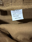 BEAR & BARK LARGE CANVAS DUFFLE BAG 42" X 16" - COYOTE - Like New