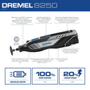 DREMEL 8250-5 12V W/ BRUSHLESS MOTOR - 5 ROTARY TOOL ACCESSORIES, 3AH BATTERY - Like New