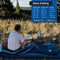BIG AGNES BOUNDARY DELUXE INSULATED SLEEPING PAD 20X72 PBDIR23 - BLUE - Like New