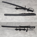 XUAN LU TANG POLYPROPYLENE CAVALRY SABER LONG SWORD SCABBARD FJD0046 - BLACK - Brand New