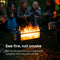 BIOLITE FirePit+ Wood & Charcoal Burning Fire Pit - BLACK/YELLOW - Like New