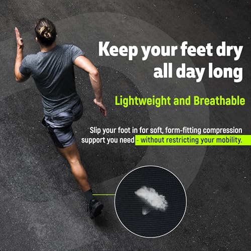 CRUCIAL COMPRESSION ANKLE BRACE COMPRESSION SUPPORT SLEEVE 1 PAIR MEDIUM - Like New