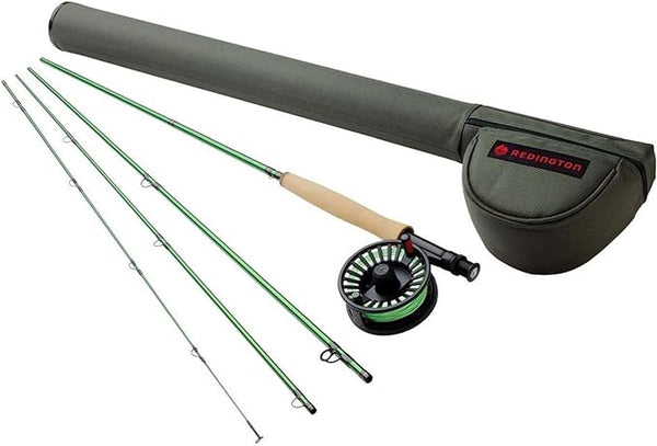 Redington VICE Fly Fishing Outfit Fly Rod & Reel Combo 9'0" 4PC 931929 - GREEN - Brand New