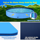 JECOO DOG POOL LARGE DOGS KIDDIE HARD PLASTIC FOLDABLE BATHING TUB - BLUE - Like New