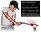 INSIDER BAT BASEBALL SOFTBALL BATTING SWING TRAINER HITTING AID 06 AGES 12- RED - Like New