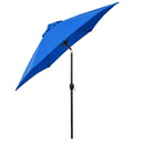 MARCH PRODUCTS - 9'RD TILTING ALUMINUM ASTELLA PATIO UMBRELLAS - PACIFIC BLUE Like New