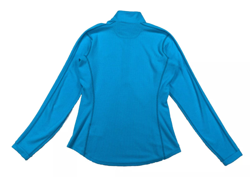 ARC'TERYX DELTA LT ZIP WOMEN'S MIRCO GRID PULLOVER JACKET - SIZE: M - TEAL BLUE - Brand New