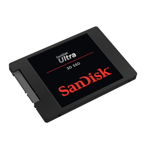 SANDISK ULTRA 3D NAND 500GB SSD SATA III 6 GB/S 2.5" /7 MM SDSSDH3-500G - BLACK - Like New