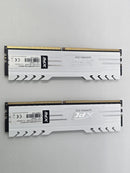 XPG GAMMIX D10 16GB (2X8GB) DDR4-3200 DESKTOP MEMORY - WHITE - Like New