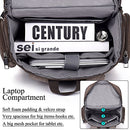 18.4 Inch Laptop Backpack,BRINCH Water Resistant Large Travel Backpack - Brown - Brand New