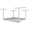 SafeRacks Overhead Garage Storage Rack with 250 lb Capacity - White - Like New