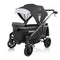 Evenflo Shyft Rideshare All-Terrain Performance Stroller Wagon (Sterling Black) - Like New