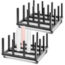 SILIFINE 2 PC MOBILE 16 VINYL ROLL STORAGE CART - BLACK - Like New
