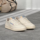 REEBOK UNISEX ADULT CLUB C 85 VINTAGE MEN/WOMEN SIZE 7/8.5 CHALK/BLUE - Like New