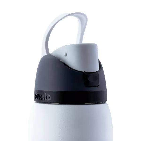 OWALA 40OZ FREESIP STAINLESS STEEL WATER BOTTLE - SLEEK - Like New