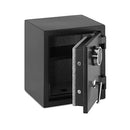 AMAZON BASICS FIRE RESISTANT SECURITY SAFE PROGRAMMABLE ELECTRONIC - BLACK - Like New