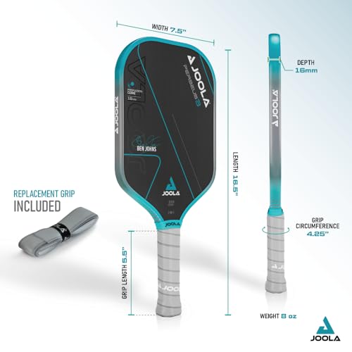 JOOLA Ben Johns Perseus 3 Pickleball Paddle 1 Replacement Grip - Light Blue - Brand New