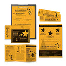 NEENAH WAUSAU PAPER ASTROBRIGHTS COLORED CARD STOCK, 65 LB, LETTER, 22771 - GOLD - Like New