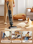 Dreame H12 Dual Vacuum Mop, Cordless Vacuum for Multi-Surface HHV4 - Black - Like New