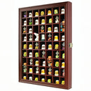 59 Opening Thimble Small Miniature Display Cabinet UV Protection Door - Cherry - Brand New