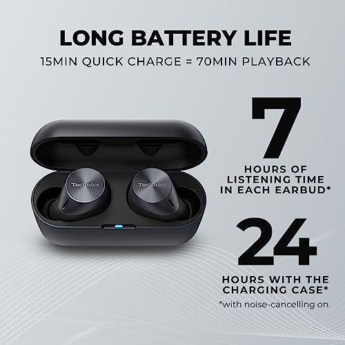 Technics HIFI TRUE WIRELESS MULTIPOINT BLUETOOTH EARBUDS - Scratch & Dent