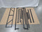 GENERIC METAL BED FRAME FULL SIZE WITH UPHOLSTERED HEADBOARD FOOTBOARD - BLACK - Like New