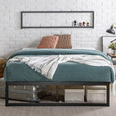 ZINUS ABEL METAL PLATFORM BED FRAME MATTRESS FOUNDATION FULL OLB-QLSP-14F - Like New