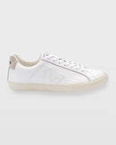 VEJA ESPLAR LEATHER LOGO SNEAKERS SIZE 40 BRAZIL SIZE: WOMEN 8.5 - WHITE - Like New
