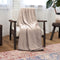 NORTHWEST STORE ASHFORD HOME COZY WARMWELL BLANKET MOONLIGHT TAUPE - FULL - Like New