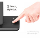 GENERIC CE ROHS FCC CERTIFICATED 3 IN 1 WIRELESS CHARGER STAND 15W - BLACK - Like New