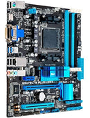 ASUS M5A78L-M PLUS/USB3 DDR3 HDMI DVI 760G MICROATX BLACK - Like New