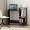 FURINNO EFFICIENT HOME LAPTOP NOTEBOOK COMPUTER DESK FRENCH OAK GRAY/BLACK - Like New
