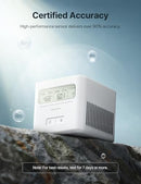 X-SENSE RADON DETECTOR FOR BASEMENT, ZERO LAB FEES - SOFT WHITE - Like New