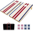 Wakefa Classic Cornhole Set 4' x 2' or 3' x 2'Corn Hole Set with 8 Bean Bags - Brand New