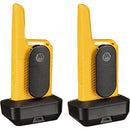 MOTOROLA SOLUTIONS FRS T380 TALKABOUT RECHARGEABLE W/ DOCK 22 25 MILE 2 PACK - Like New