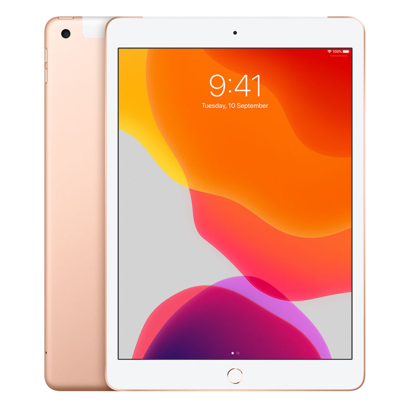 Apple iPad 10.2-inch (7th Gen, 2019) 32GB Wi-Fi + Cellular MW6D2X/A - GOLD - Like New