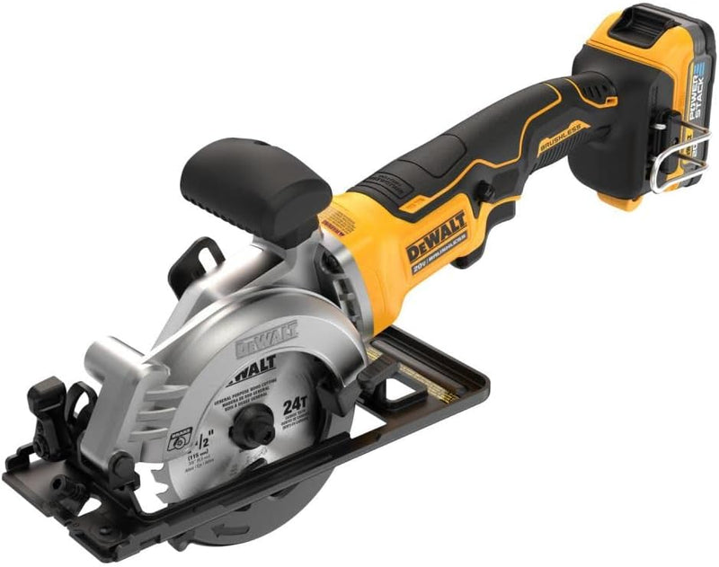 DeWalt 20V MAX with 4-1/2 in Cordless Brushless Circular Saw - Scratch & Dent