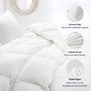 PUREDOWN KING SIZE ALL SEASON DOWN COMFORTER 75% DOWN FILLED - WHITE - Like New