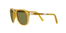 PERSOL STEVE MCQUEEN AVIATOR - OPAL YELLOW FRAME, POLARIZED GREEN LENSES - Like New