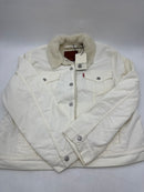 Levi's womens 90s Sherpa Trucker Jacket (Standard and Plus) Size Large - White - Brand New