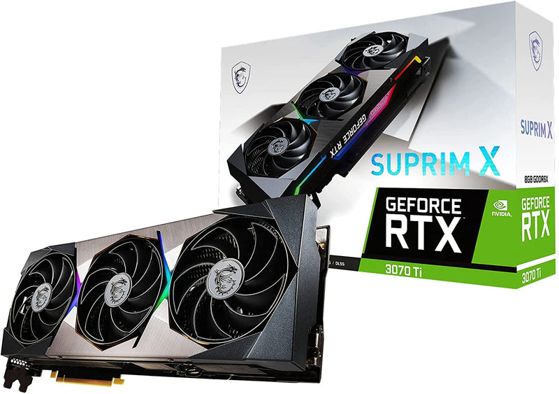 MSI Suprim GeForce RTX 3070 Ti 8GB Video Card RTX 3070 Ti SUPRIM X 8G Like New