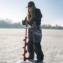 Eskimo 35400 Pistol Bit 6" Drill Adaptive Ice Auger Weighs 3.2 Pounds - Red - Brand New