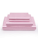 VONTY SATIN SHEETS QUEEN SIZE SILKY SOFT SATIN BED SHEETS PINK SHEET SET-PINK - Like New