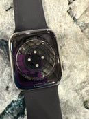 APPLE WATCH SERIES 7 45MM STAINLESS STEEL GPS + LTE WITH BLACK SPORTS BAND - Like New