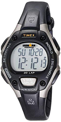 TIMEX IRONMAN TRIATHLON 30 LAP MID SIZE T5E961 - GREY/BLACK - Like New