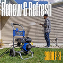 WESTINGHOUSE WPX3000 GAS PRESSURE WASHER 3000 PSI AND 2.3 GPM - BLUE - Like New
