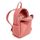 39171-15962 VERA BRADLEY COTTON SMALL BACKPACK TERRA COTTA ROSE - Brand New
