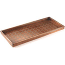 GOOD DIRECTIONS Large Boot Tray Circles Multi @ Weather Decorative 34" - Copper - Like New